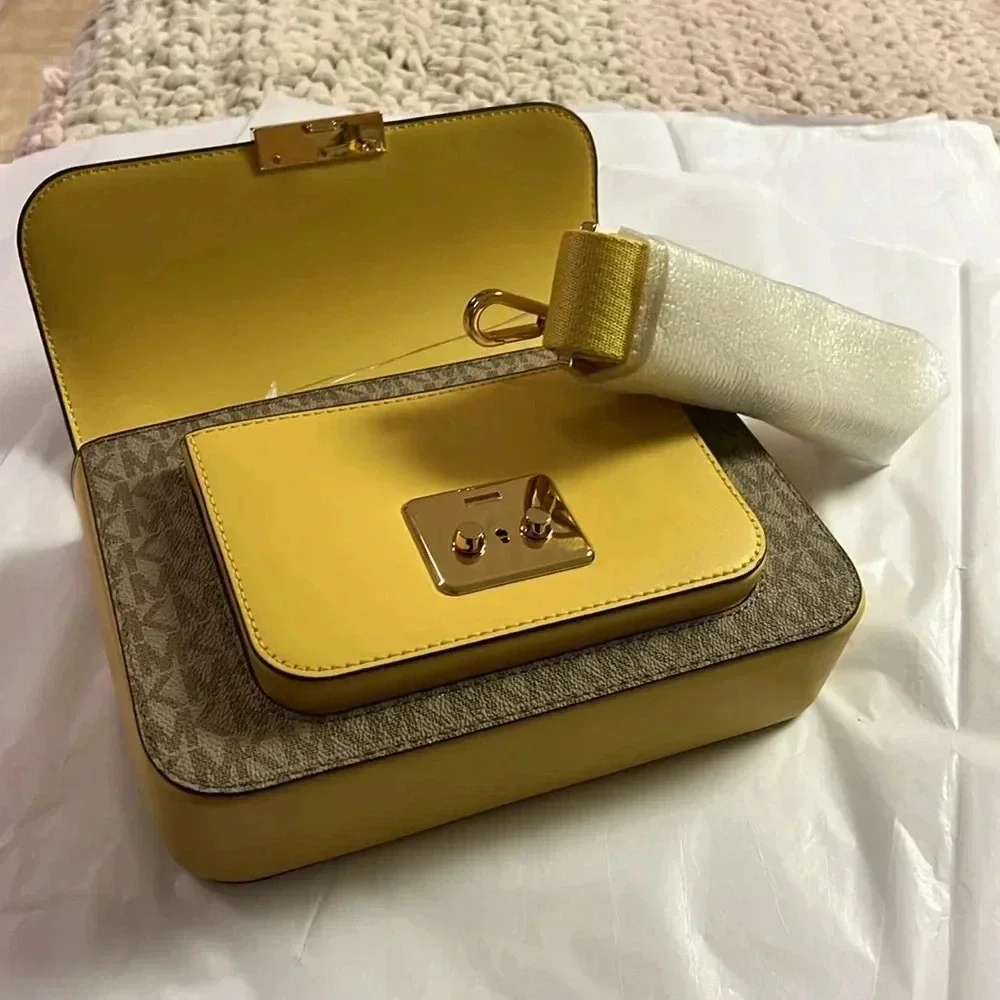 - NWT beautiful yellow leather